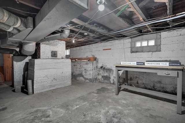 629 E Chestnut St, Lancaster, OH 43130 - view of basement