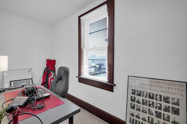 629 E Chestnut St, Lancaster, OH 43130 - office area featuring baseboards and carpet