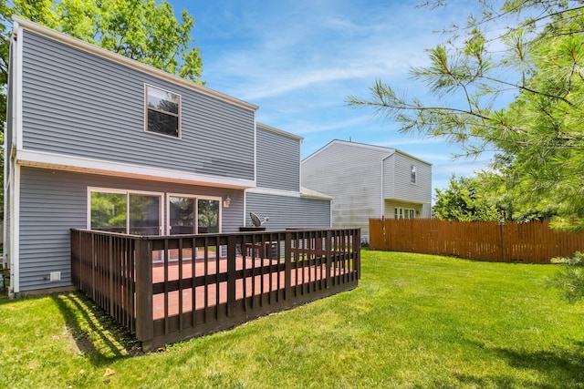 7701 Kelvinway Dr Unit 74, Columbus, OH 43085 - rear view of property with a wooden deck