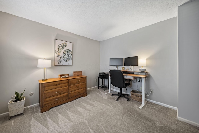 7982 Lewis Ave Unit 21, Dublin, OH 43017 - home office featuring carpet and a textured ceiling
