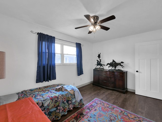 800 Spring Rd S, Westerville, OH 43081 - bedroom with wood finished floors and ceiling fan