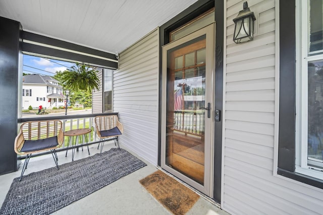 94 W Waterloo St, Canal Winchester, OH 43110 - doorway to property with covered porch