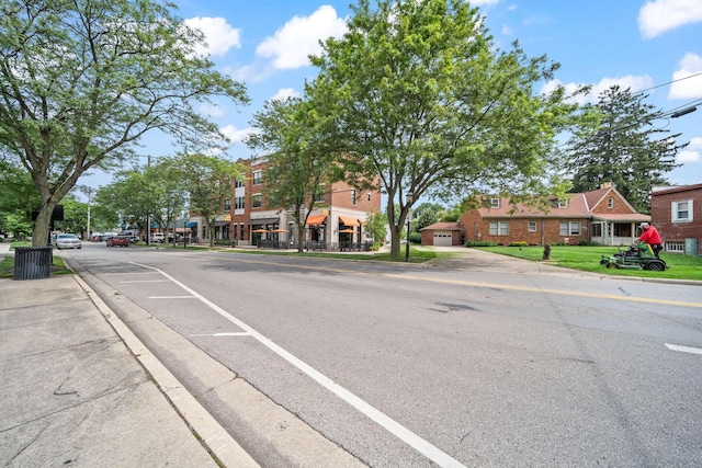 94 W Waterloo St, Canal Winchester, OH 43110 - view of asphalt road with curbs, sidewalks, and a residential view