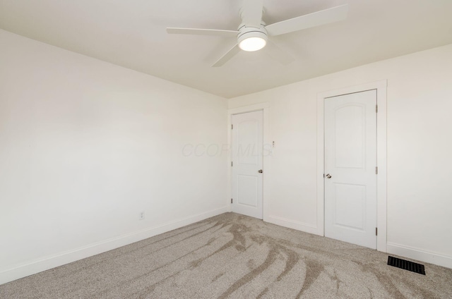 786 Ann St, Columbus, OH 43206 - carpeted spare room with ceiling fan and baseboards