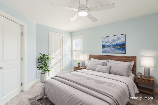786 Ann St, Columbus, OH 43206 - bedroom featuring carpet floors and ceiling fan