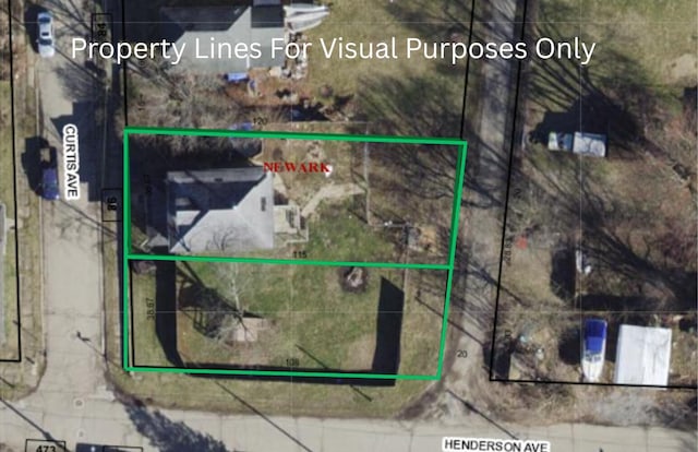 86 Curtis Ave, Newark, OH 43055 - aerial overview of property's location