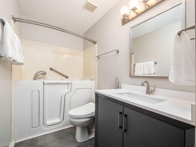 6003 Dunabbey Loop, Dublin, OH 43017 - full bath with a bath, vanity, tile patterned floors, and a shower