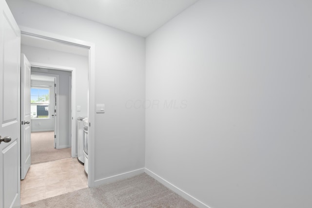 165 Norland Dr, Pickerington, OH 43147 - corridor featuring baseboards and light carpet