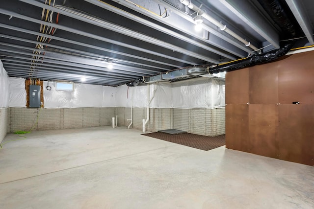 165 Norland Dr, Pickerington, OH 43147 - unfinished below grade area with electric panel