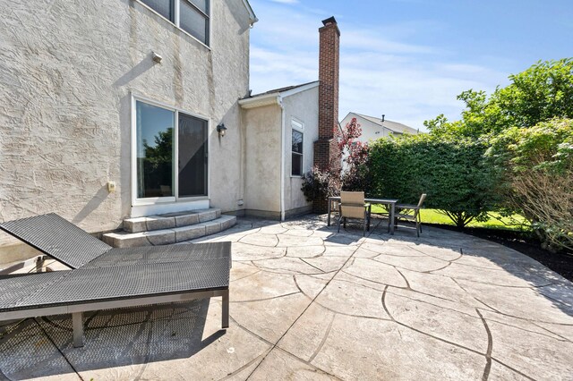 4003 Laurel Valley Dr, Powell, OH 43065 - view of patio / terrace with entry steps and outdoor dining space