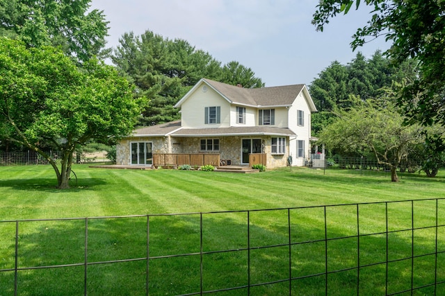 793 Waldo Fulton Rd, Waldo, OH 43356 - view of front facade featuring a fenced backyard