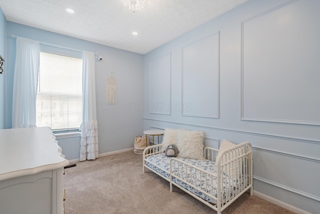 1439 Tall Meadows Dr, Columbus, OH 43223 - sitting room with carpet floors, recessed lighting, and a textured ceiling