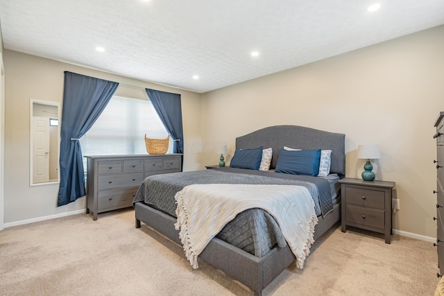 1439 Tall Meadows Dr, Columbus, OH 43223 - bedroom featuring light colored carpet and recessed lighting