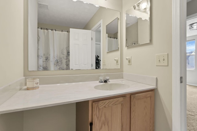 437 Barrington Rdg, Pataskala, OH 43062 - full bath featuring vanity and a shower with shower curtain
