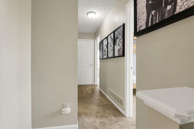 437 Barrington Rdg, Pataskala, OH 43062 - corridor featuring carpet flooring and a textured ceiling