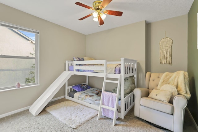 437 Barrington Rdg, Pataskala, OH 43062 - carpeted bedroom featuring baseboards and ceiling fan