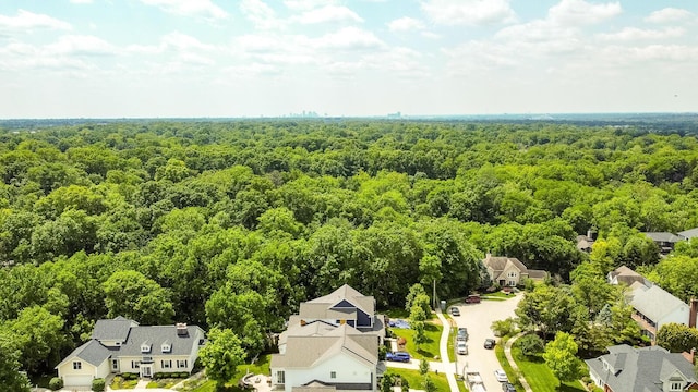 670 Greenwich St, Worthington, OH 43085 - aerial view of residential area featuring a forest