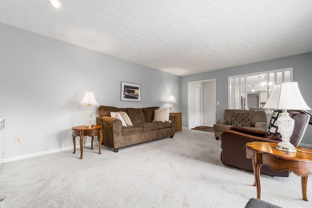 2740 Mitzi Dr, Columbus, OH 43209 - living area featuring carpet flooring and a textured ceiling