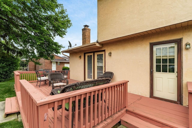 2740 Mitzi Dr, Columbus, OH 43209 - view of wooden terrace