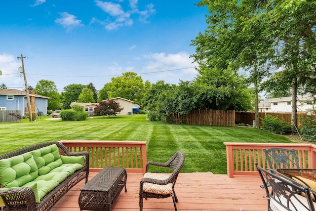 2740 Mitzi Dr, Columbus, OH 43209 - deck with outdoor lounge area
