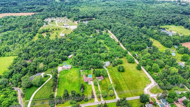 3663 Cedar Hill Rd NW, Canal Winchester, OH 43110 - aerial view of property's location with a heavily wooded area