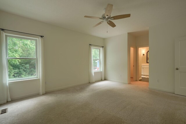 3663 Cedar Hill Rd NW, Canal Winchester, OH 43110 - unfurnished room with light carpet and a ceiling fan