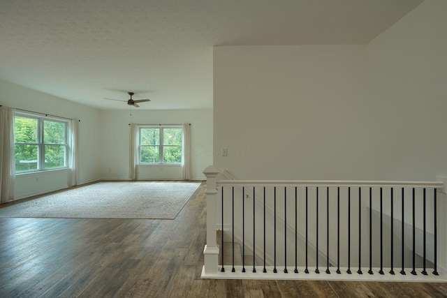 3663 Cedar Hill Rd NW, Canal Winchester, OH 43110 - spare room featuring a ceiling fan and wood finished floors
