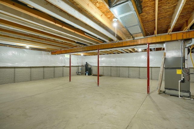 3663 Cedar Hill Rd NW, Canal Winchester, OH 43110 - unfinished below grade area with heating unit