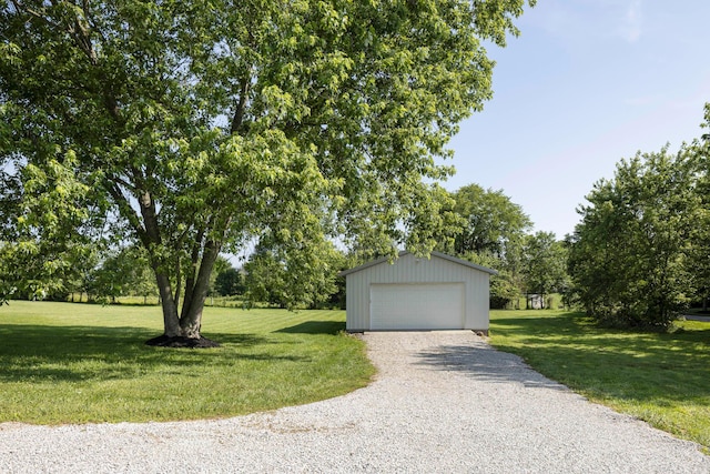 6704 Blacks Rd SW, Pataskala, OH 43062 - detached garage with view of wooded area