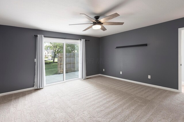 833 Moon Glow Ct, Columbus, OH 43230 - empty room with ceiling fan and carpet flooring