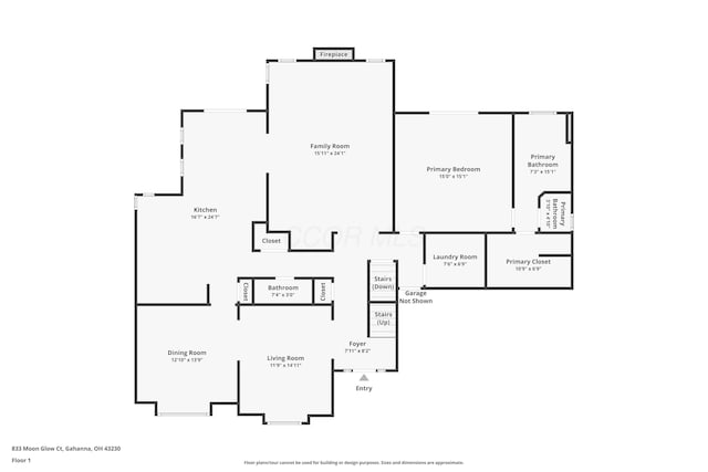 833 Moon Glow Ct, Columbus, OH 43230 - view of property floor plan