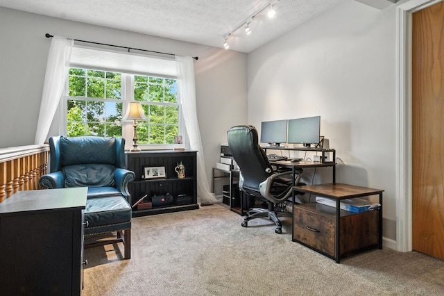 1126 Welwyn Dr, Westerville, OH 43081 - carpeted office space featuring a textured ceiling