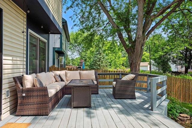 1126 Welwyn Dr, Westerville, OH 43081 - wooden deck featuring an outdoor living space
