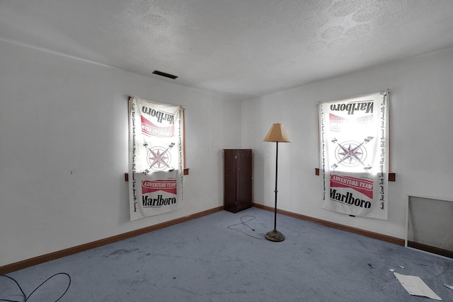 412 E Mill St, Circleville, OH 43113 - empty room with a textured ceiling and carpet flooring