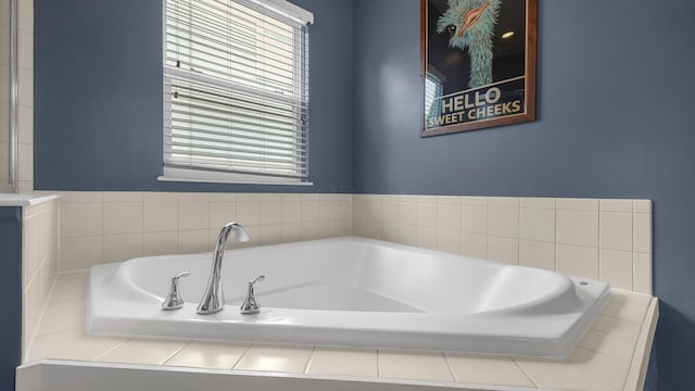 6229 Janes Way, Hilliard, OH 43026 - bathroom with plenty of natural light and a garden tub