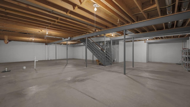 6229 Janes Way, Hilliard, OH 43026 - unfinished below grade area featuring stairs