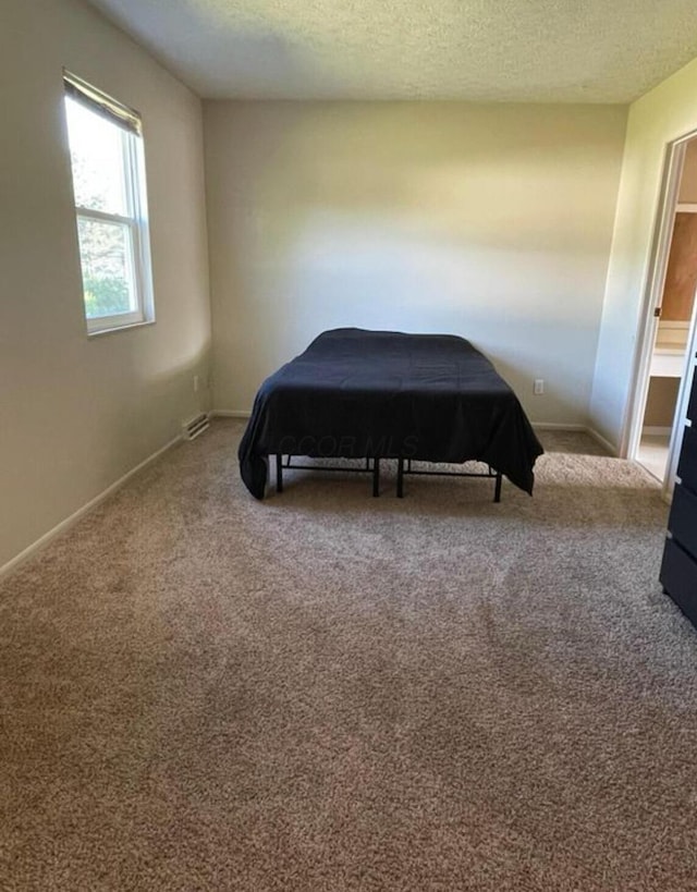 7607-7609 Penwood Pl, Columbus, OH 43235 - carpeted bedroom with a textured ceiling and baseboards