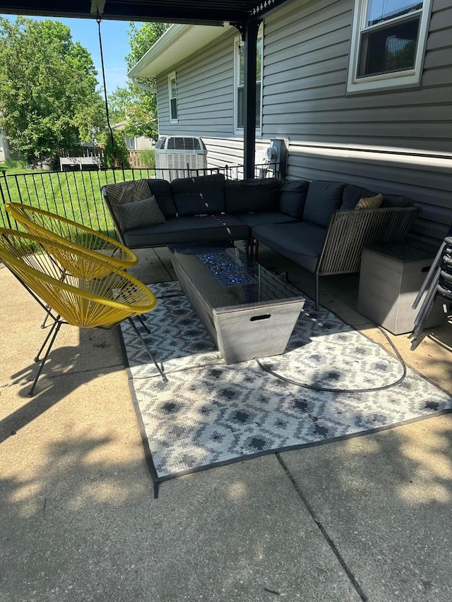 505 Tresham Rd, Columbus, OH 43230 - view of patio featuring outdoor lounge area