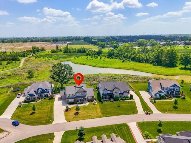 3622 Switchgrass Ct, Hilliard, OH 43026 - aerial view of residential area featuring a nearby body of water