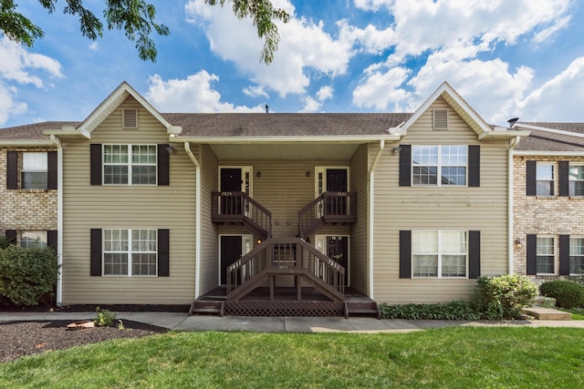 7831 Meadowhaven Blvd Unit 73, Columbus, OH 43235 - townhome / multi-family property with a front lawn and stairway