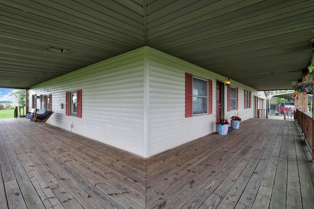5255 State Route 138, Circleville, OH 43113 - view of wooden terrace