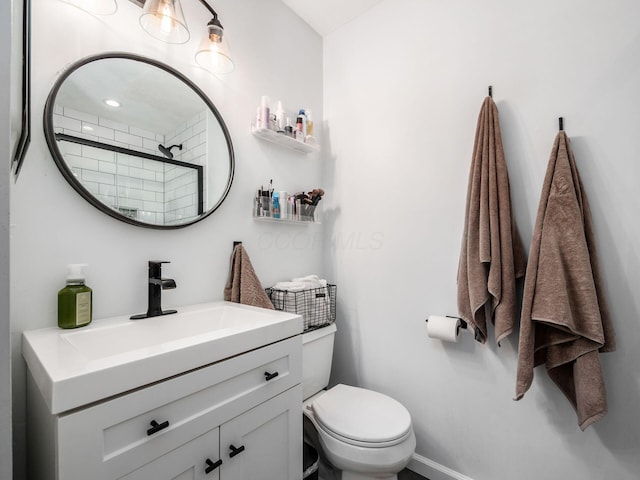 5611 Donnally Ct, Dublin, OH 43016 - bathroom with vanity and a tile shower