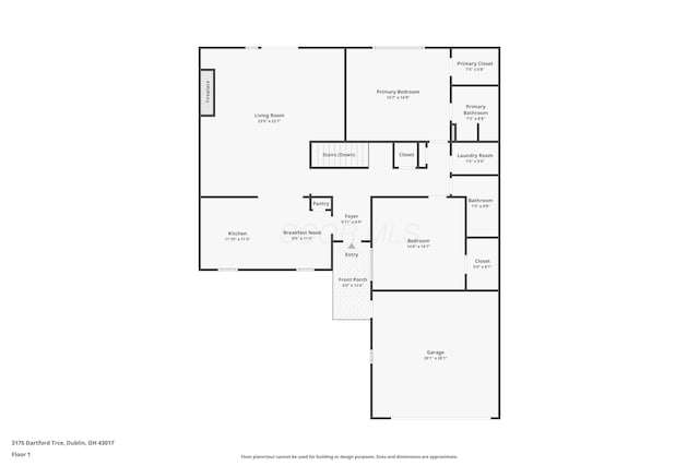 3175 Dartford Trce, Dublin, OH 43017 - view of home floor plan