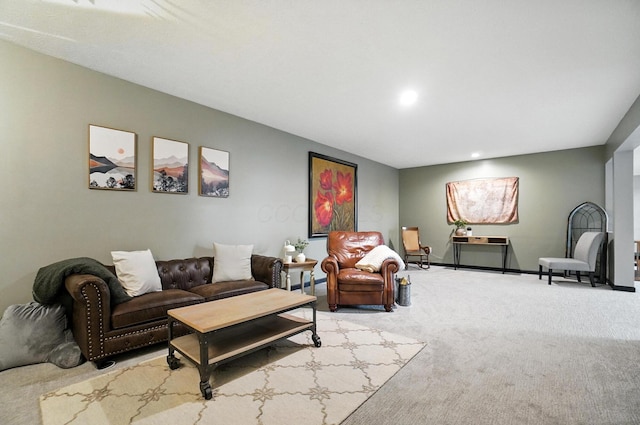 618 Ludham Trl, Pickerington, OH 43147 - carpeted living area featuring recessed lighting and baseboards