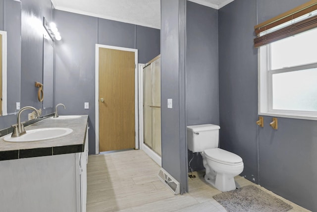6471 Graham Rd, Mount Vernon, OH 43050 - full bathroom with double vanity and a shower stall