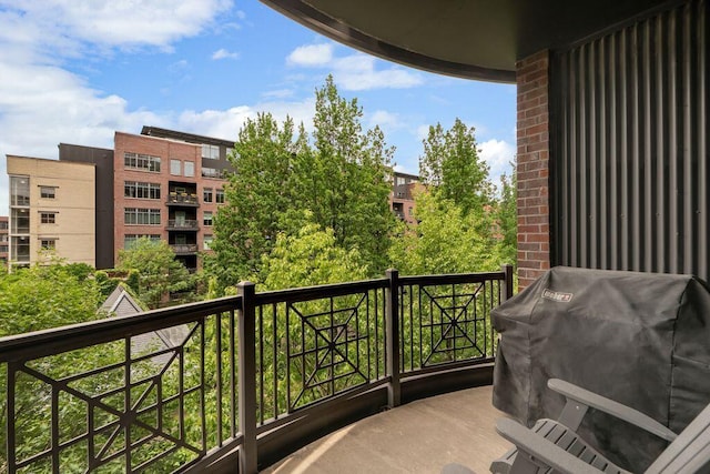 250 Daniel Burnham Sq Unit 402, Columbus, OH 43215 - balcony featuring a grill