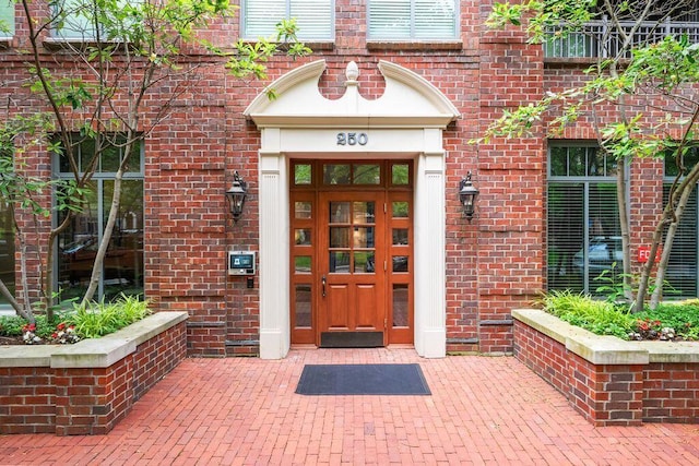 250 Daniel Burnham Sq Unit 402, Columbus, OH 43215 - entrance to property with brick siding