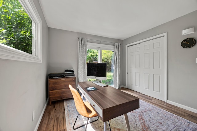 298 Flint Ridge Dr, Columbus, OH 43230 - home office featuring wood finished floors