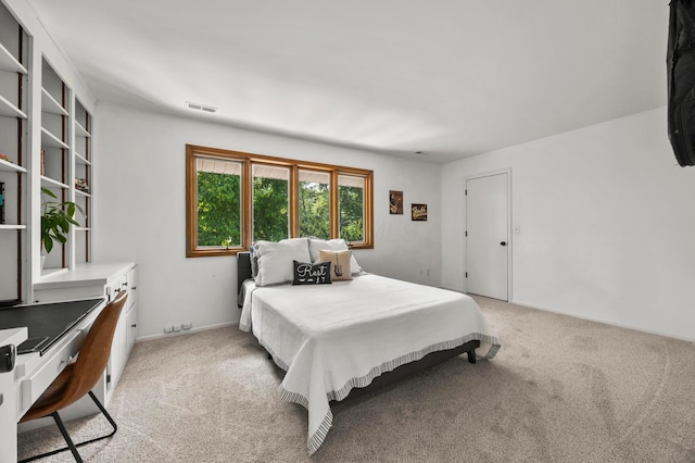 298 Flint Ridge Dr, Columbus, OH 43230 - bedroom with light colored carpet and an office area