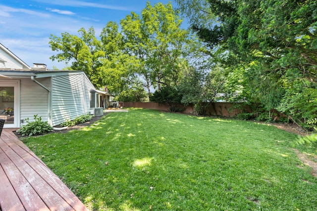 298 Flint Ridge Dr, Columbus, OH 43230 - fenced backyard with a deck
